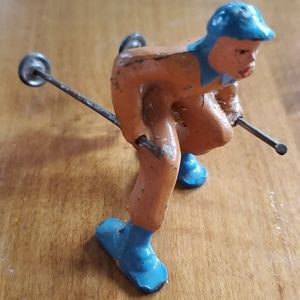Vintage barclay lead skier